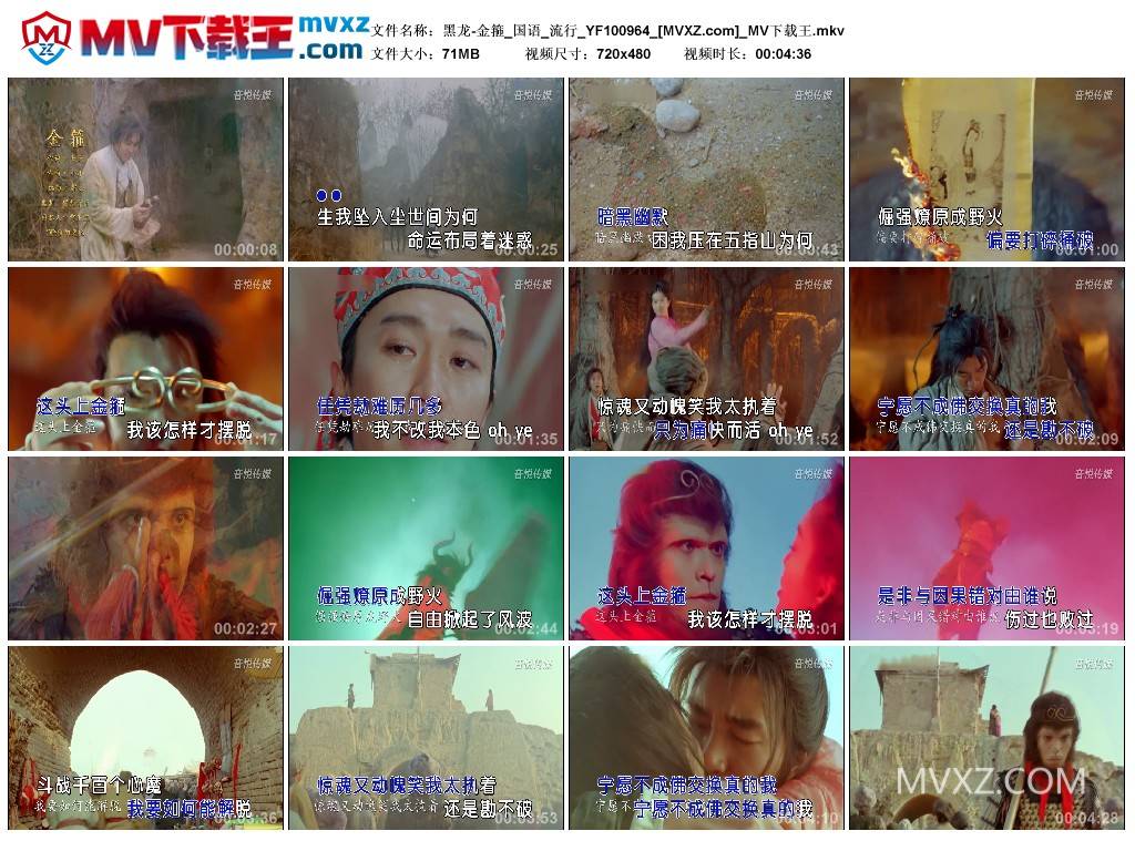 黑龙-金箍_国语_流行_YF100964
